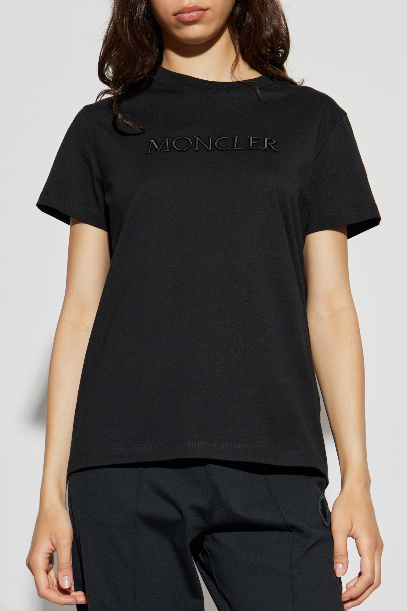 ほぼ新品　MONCLER ブラック ロゴ Tシャツ　XS Moncler T-shirt with logo | Women's | Vitkac